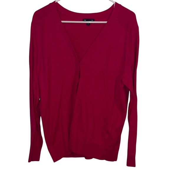 🌹GAP PINK BUTTON V NECK SWEATER - Picture 1 of 6